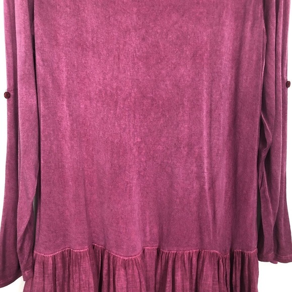 Stonewash Women's Ruffle Dress Size Medium - Picture 7 of 9